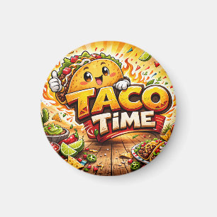 Taco Time - Fiesta-Fiasko - Foodie-Freunde Magnet
