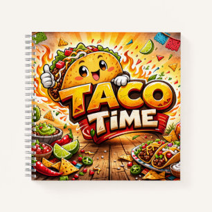 Taco Time - Fiesta-Fiasko - Foodie-Freunde Notizbuch