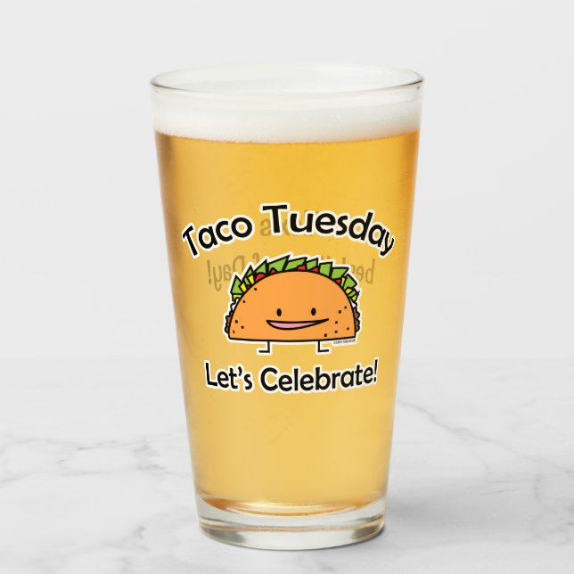 Taco-tragender Glas (Vorne (Gefüllt))