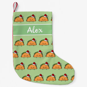 Taco-tragender Kleiner Weihnachtsstrumpf