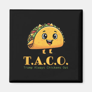 Taco Trump hält immer den lustigen demokratischen Magnet