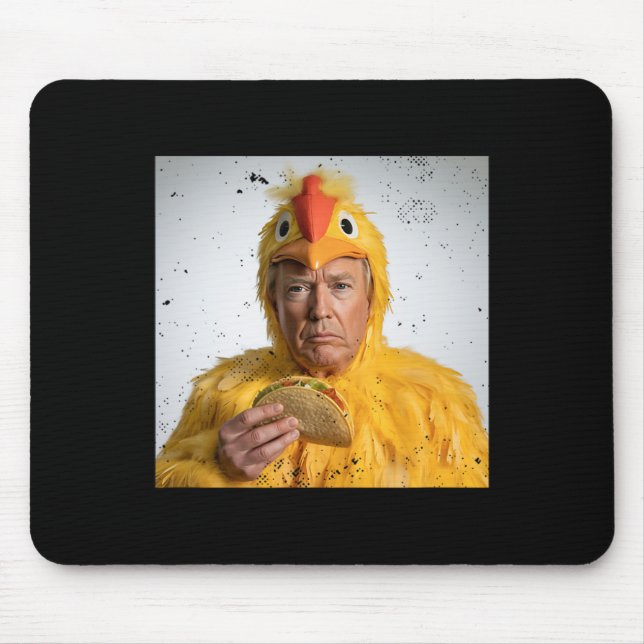 Taco Trump kneift immer Funny Tariffs Humor Mousepad (Vorne)