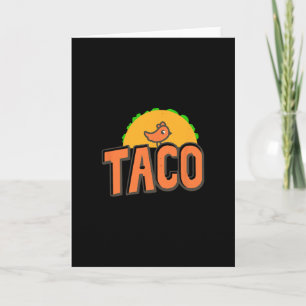 Taco Trump Logo Trump kneift immer Trump Huhn Karte