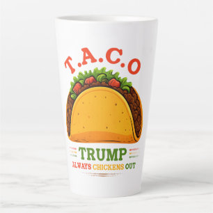 Taco Trump macht immer Spaß Milchtasse