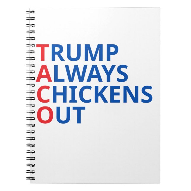 Taco trump notizblock (Vorderseite)