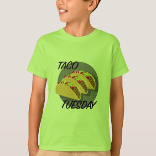 Taco Tuesday Design - T-Shirt de base pour enfants
