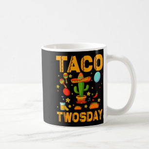 Taco Twosday Cinco de Mayo 2-jähriger Junge Mädche Kaffeetasse