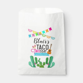 Taco Twosday Favor Bags Geschenktütchen