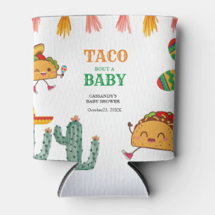 Taco über Baby Mexican Baby Shower bevorzugt Dosenkühler
