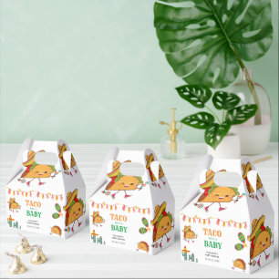 Taco über Baby Mexican Baby Shower bevorzugt Geschenkschachtel