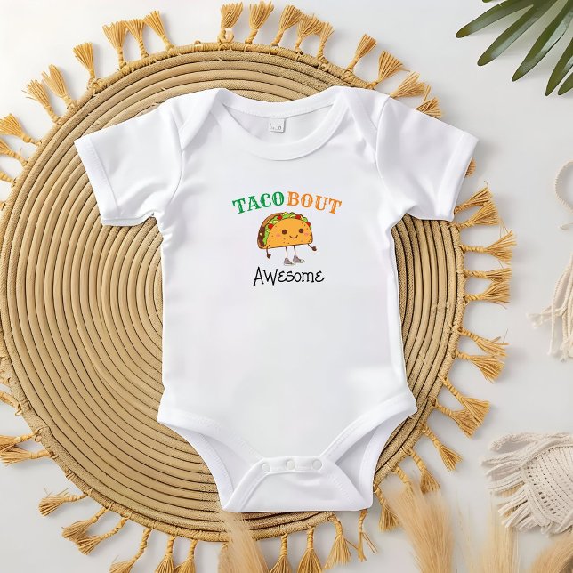 Taco über Baby Mexican Baby Showgeschenk Strampler (Von Creator hochgeladen)