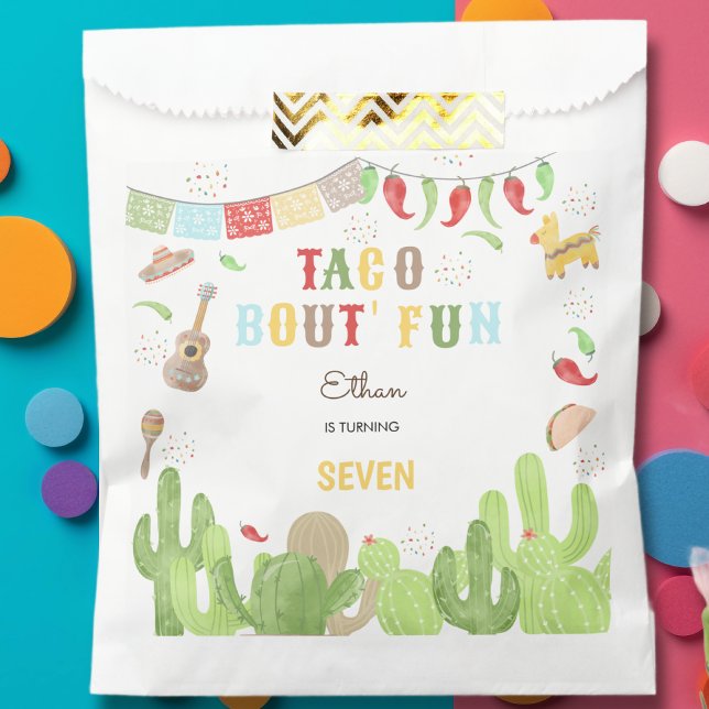 Taco über den lustigen Fiesta mexicanischer Geburt Geschenktütchen (Von Creator hochgeladen)