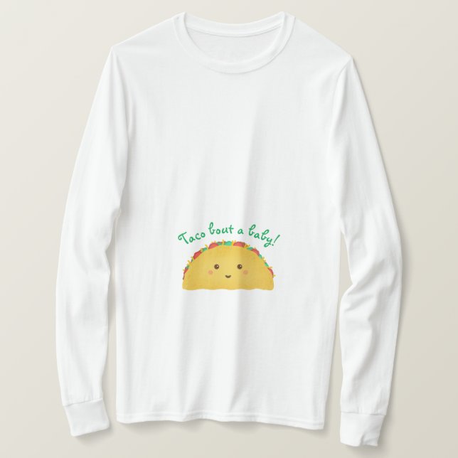 Taco über ein Baby - Fiesta Thema T-Shirt (Design vorne)