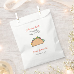 Taco über ein Brautparty mexikanisches Bar Geschenktütchen