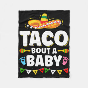 Taco über ein kleines mexikanisches Cinco De Mayo Fleecedecke