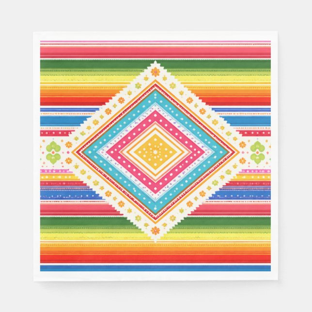 Taco über eine Babyparty Serviette (Vorderseite)