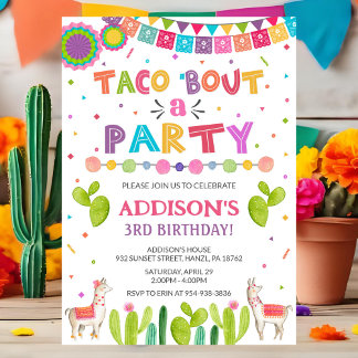 Taco 'über eine Party Einladung