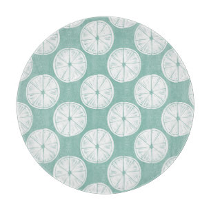 Taco über Liebe Aquamarines Limones Muster Schneidebrett