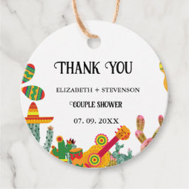 Taco über Liebe Dusche danke Geschenkanhänger