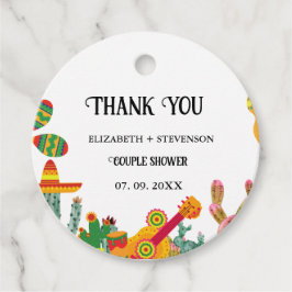 Taco über Liebe Dusche danke Geschenkanhänger