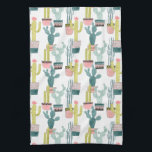 Taco über Liebe | Kaktus Muster Geschirrtuch<br><div class="desc">Genießen Sie dieses kreative Lama-Design auf einem Produkt oder einem Wallart-Stück,  um die Welt um Sie herum zu erweitern und zu erweitern. Künstler: Grace Popp</div>