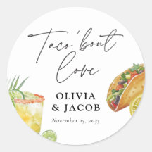 Taco über Liebe Mexikanische Couples Shower