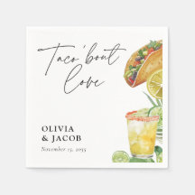 Taco über Liebe Mexikanische Paare Shower