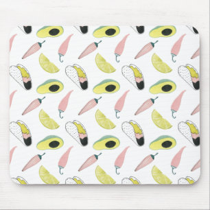 Taco über Liebe Taco-Element-Kreis Mousepad