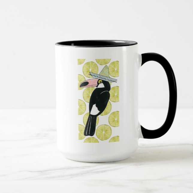 Taco über Liebe | Toucan Sombrero Tasse (Rechts)