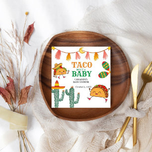 Taco über mexikanische Babyparty-Geschenke Serviette