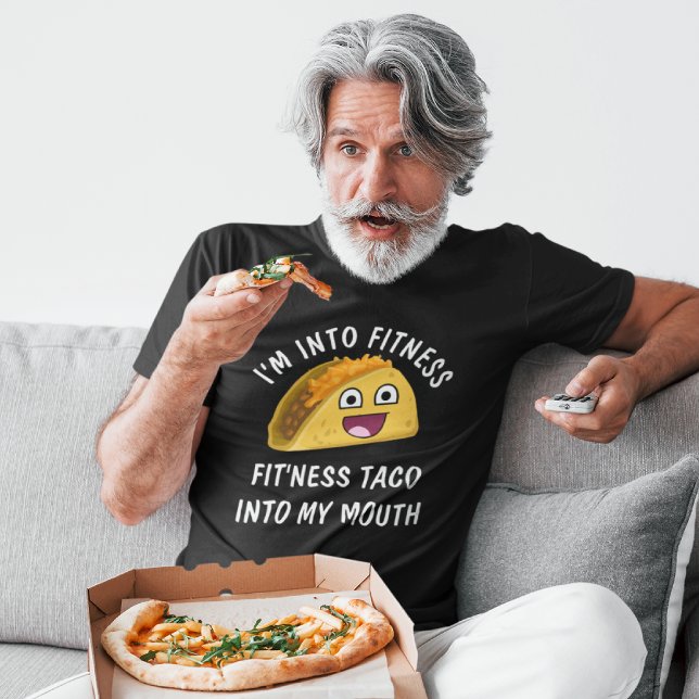 Taco und Fitness Funny Zitat T-Shirt (Von Creator hochgeladen)