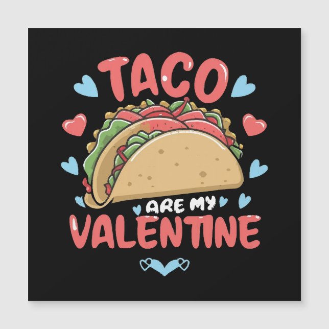 Taco-Valentin Magnetkarte (Vorderseite)