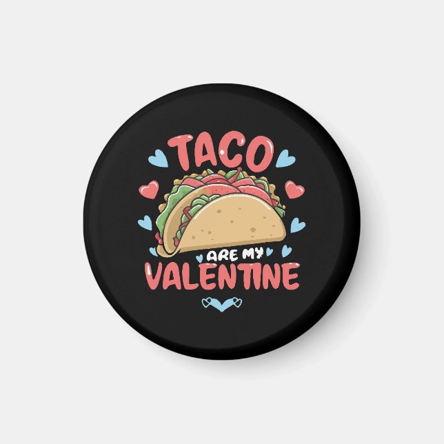 Taco-Valentinstag Magnet (Vorne)