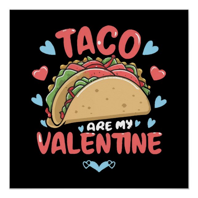 Taco-Valentinstag Poster (Vorderseite)