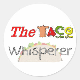 Taco Whisperer Runder Aufkleber