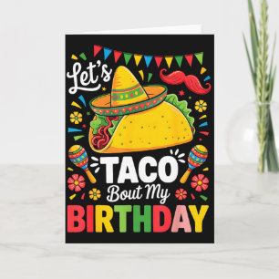 Taco zum Geburtstag lustig Cinco de Mayo mexikanis Karte