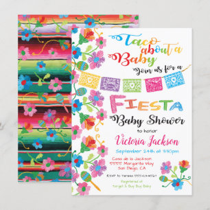 Taco'about a baby Mexiko fiesta baby dusche Einladung
