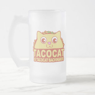 Tacocat Backed II Mattiert Glass Beer Tasse