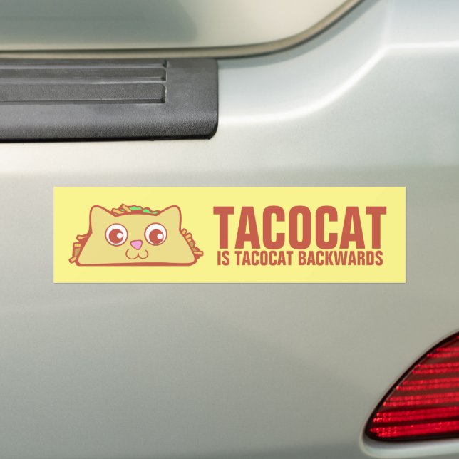 Tacocat Backwards II Autoaufkleber (Auf Auto)