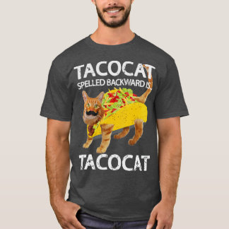 Tacocat Funny Cat Taco Lover Kitty Tacos T-Shirt