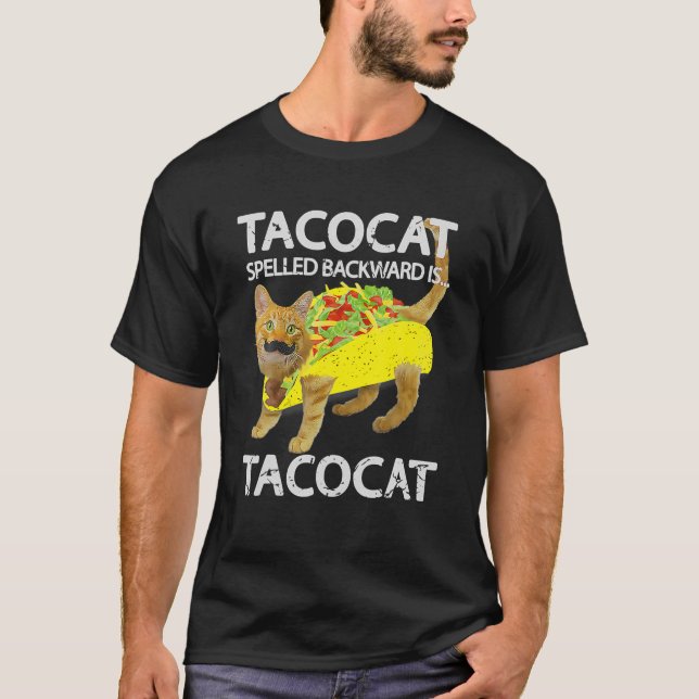 Tacocat Funny Cat Taco Lover T-Shirt Kitty Tacos (Vorderseite)