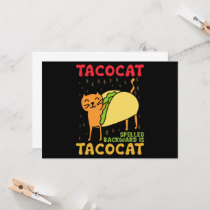 Tacocat hat sich zurückgeschlagen Tacos Cats Cinco Einladung