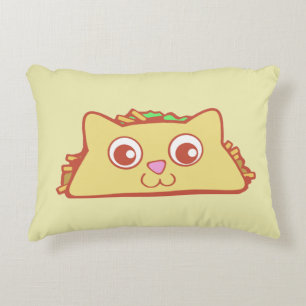 Tacocat II dekoratives Pilz Dekokissen