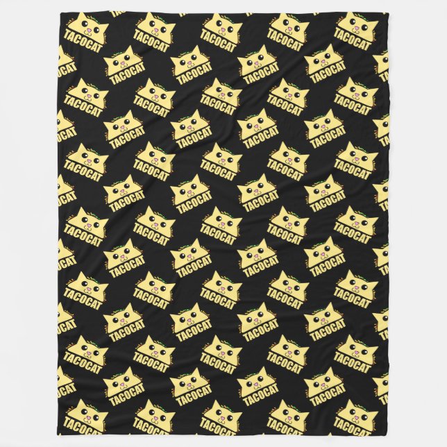 Tacocat noir II polaire couverture (Devant)