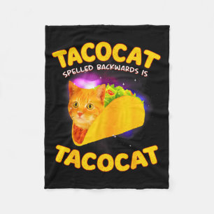 Tacocat rückwärts geschrieben ist tacocat Katzen-M Fleecedecke