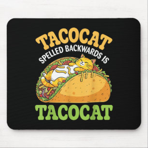 Tacocat rückwärts geschrieben ist Tacocat mit Nied Mousepad