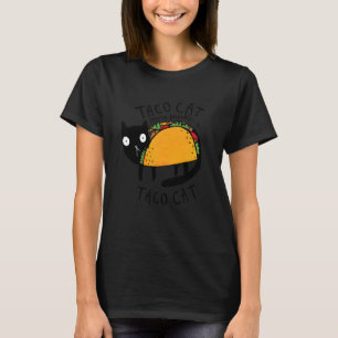 Tacocat Rückwärts Geschrieben Lustige Taco Kat Cin T-Shirt