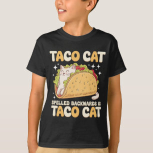 Tacocat Rückwärts Geschrieben Taco Katze Mexikanis T-Shirt
