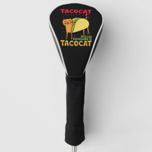 Tacocat Rückwärts Tacos Katzen Cinco De Mayo Golf Headcover