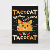 Tacocat Spelled Backwards Cinco de Mayo Cat Taco